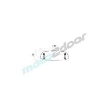 REGULOWANY DEFLEKTOR PUIG DO SZYB I OWIEWEK 23X9 CM (WIERCONY) PRZEZROCZYSTA