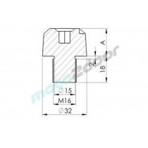 KOŃCÓWKI KIEROWNICY/ OBCIĄŻNIKI DO KAWASAKI ZX-10R 04-22 (KRÓTKIE) CZARNE