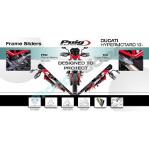 CRASH PADY PUIG DO DUCATI HYPERMOTARD / HYPERSTRADA CZARNE