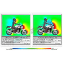 SZYBA OWIEWKA PUIG DO BMW R1200R 15-18 (TOURING, DO ORG. WSPORNIKA BMW) MOCNO PRZYCIEMNIONA