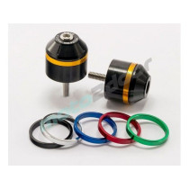 CIĘŻARKI / KOŃCÓWKI KIEROWNICY KRÓTKIE Z PIERŚCIENIAMI PUIG DO SUZUKI CZARNE