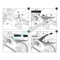 BŁOTNIK TYLNY PUIG DO SUZUKI GSX-R1000 17-22 CZARNY MAT