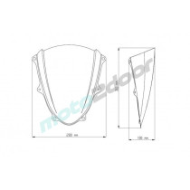 SZYBA SPORTOWA PUIG DO SUZUKI GSX-R1000 / R 17-22 LEKKO PRZYCIEMNIONA