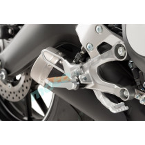 PODNÓŻKI PUIG SPORT (VINTAGE, WYMAGAJĄ ADAPTERÓW) SREBRNE