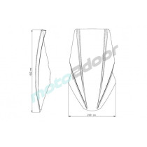 SZYBA TURYSTYCZNA NOWEJ GENERACJI PUIG KAWASAKI NINJA 650/ Z650 17-19 PRZEZROCZYSTA