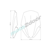 SZYBA OWIEWKA PUIG DO SUZUKI GSX-S750 17-21 (TOURING) CZARNA