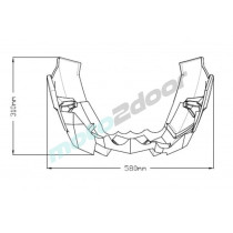 SPOILER SILNIKA PUIG DO HONDA CB1000R 18-22 CARBON
