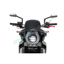 SZYBA OWIEWKA PUIG RETROPLATE DO HONDA CB650R 19-23 / CB1000R 18-20 CZARNY MAT
