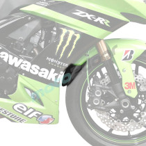 PRZEDŁUŻENIE BŁOTNIKA DO KAWASAKI ZX10R 08-10 (PRZEDNIE) CZARNE