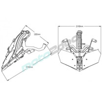 REGULOWANY WSPORNIK SZYBY PUIG M.E.M. DO YAMAHA MT-09 17-20