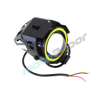 HALOGENY LED Z RINGIEM UNIWERSALNE Z PRZEŁĄCZNIKIEM KOMPLET 2SZT.