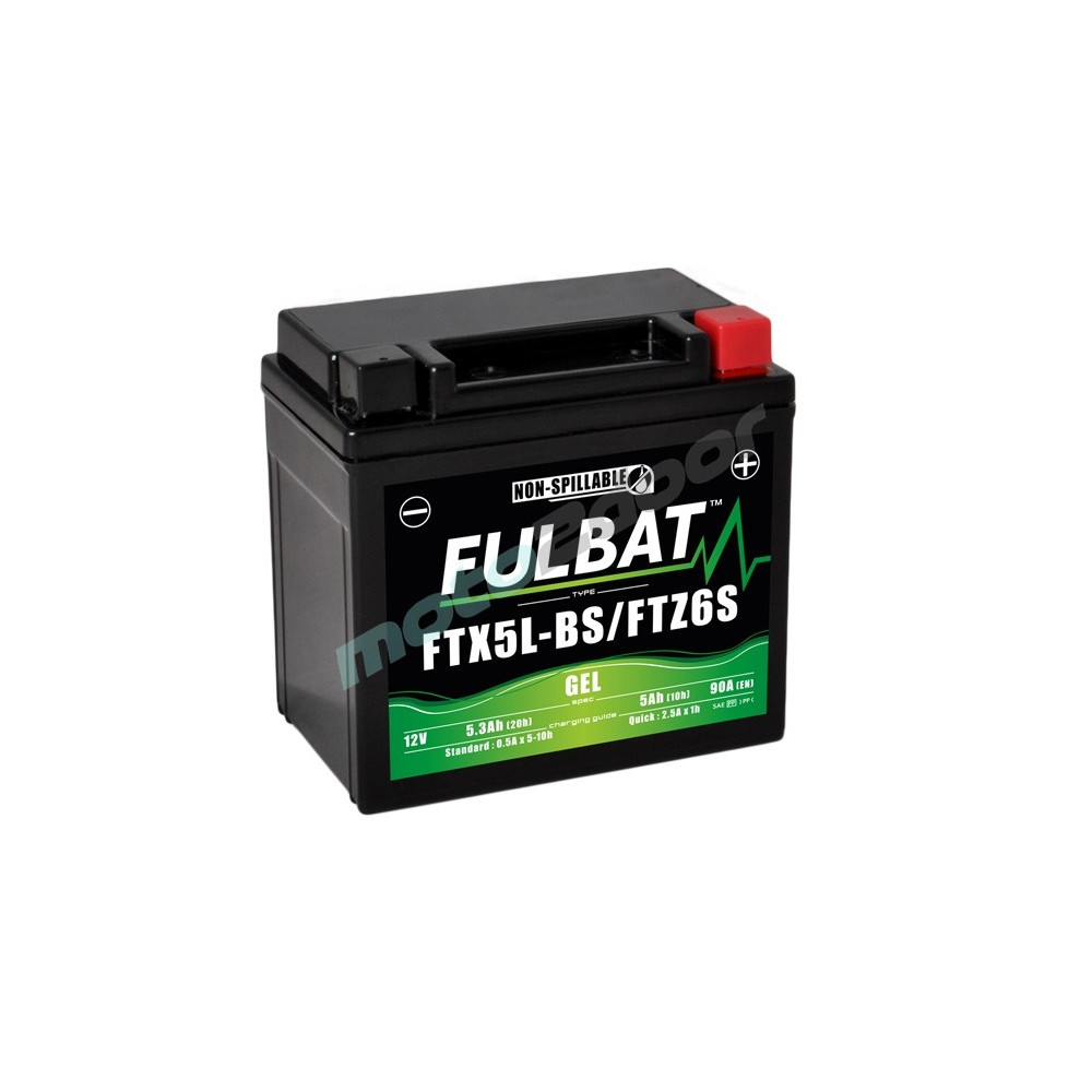 AKUMULATOR ŻELOWY BEZOBSŁUGOWY FULBAT FTX5L-BS / FTZ6S