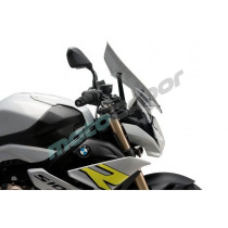 SZYBA TURYSTYCZNA NOWEJ GENERACJI PUIG DO  BMW S1000R 21-24 + WSPORNIKI LEKKO PRZYCIEMNIONA