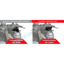 SZYBA TURYSTYCZNA NOWEJ GENERACJI PUIG DO  BMW S1000R 21-22 LEKKO PRZYCIEMNIONA