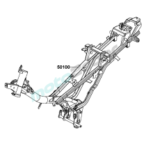 RAMA SKUTERA KYMCO ACTIV 50  4T WYPRZEDAŻ