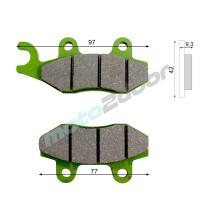 KLOCKI HAMULCOWE PRZEDNIE KYMCO CV3
