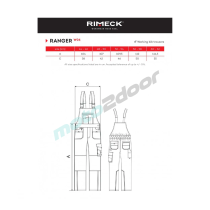 SPODNIE ROBOCZE OGRODNICZKI Z NADRUKIEM- DID SUNSTAR BRAKING HIFLO ROZMIAR 60/62 XXL
