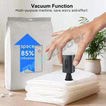 MINI KOMPRESOR POWIETRZA PRZENOŚNA POMPKA  DO MATERACY PONTONÓW ITP. (CAMPING)