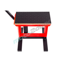 STOJAK PODNOŚNIK MOTOCYKLOWY + GUMA HLP CROSS ENDURO CZERWONY