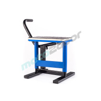 STOJAK PODNOŚNIK MOTOCYKLOWY + GUMA HLP CROSS ENDURO NIEBIESKI