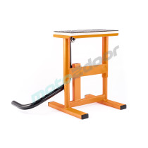 STOJAK PODNOŚNIK MOTOCYKLOWY + GUMA HLP CROSS ENDURO POMARAŃCZOWY