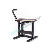 STOJAK PODNOŚNIK MOTOCYKLOWY + GUMA HLP CROSS ENDURO CZARNY