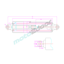 AMORTYZATORY TYLNE POWER FORCE JUNAK  M10 M07 350 CCM KOMPLET 2SZT