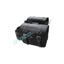 SAKWY MOTOCYKLOWE UNIWERSALNE Z UCHWYTAMI NA BUTELKI EKOSKÓRA