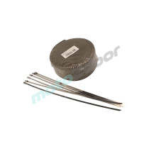 TAŚMA TERMICZNA DO WYDECHU BANDAŻ 10M TYTANOWA