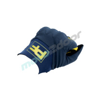 RĘKAWICE MOTOCYKLOWE POWER FOCE ENDURO CROSS QUAD SPANDEX GRANATOWO ŻÓŁTE M