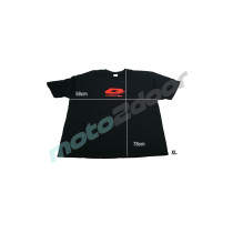 KOSZULKA Z NADRUKIEM QJ ROZMIAR XL CZARNA