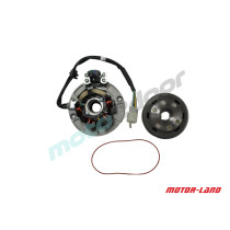 STOJAN ALTERNATORA Z KOŁEM MAGNESOWYM YX150 W150 APOLLO RXF FREERIDE