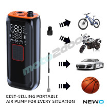 MINI KOMPRESOR POWIETRZA (POMPKA) DO ROWERU SKUTERA MOTOCYKLA SAMOCHODU 150 PSI