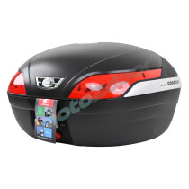 KUFER CENTRALNY COOCASE 48L ŚWIATŁO STOP LED CZERWONY ODBLASK