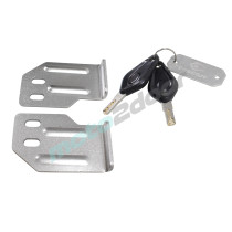 ZESTAW 3 KUFRÓW ALUMINIOWYCH (30L ASYMETRYCZNY + 36L + 45L) COOCASE SREBRNY