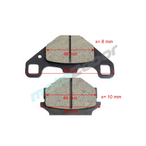 KLOCKI HAMULCOWE ATV 150/200/250