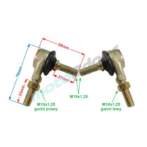 KOŃCÓWKI DRĄŻKA KIEROWNICZEGO POWER FORCE ATV 110/200 KPL. 2 SZT