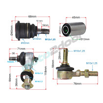 ZESTAW NAPRAWCZY PRZEDNIEGO ZAWIESZENIA POWER FORCE KPL QUAD ATV 200/250 CC