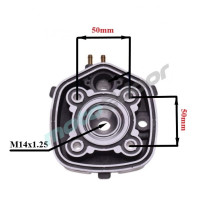 GŁOWICA CYLINDRA 50 CCM 2T L/C 47MM FIOLETOWA MINARELLI HORIZONTAL APRILIA MALAGUTI POWER FORCE