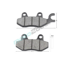 KLOCKI HAMULCOWE TYLNE TRX125 SRV125 SRK125S SRK125R