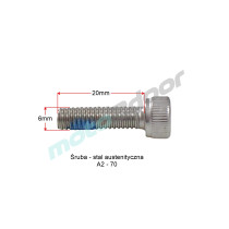 TULEJA DYSTANSOWA STELAŻA KUFRA BOCZNEGO BENELLI TRK 702/702X