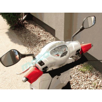 PAS TRANSPORTOWY PUIG DO MOTOCYKLI (ZA KIEROWNICĘ) CZARNY