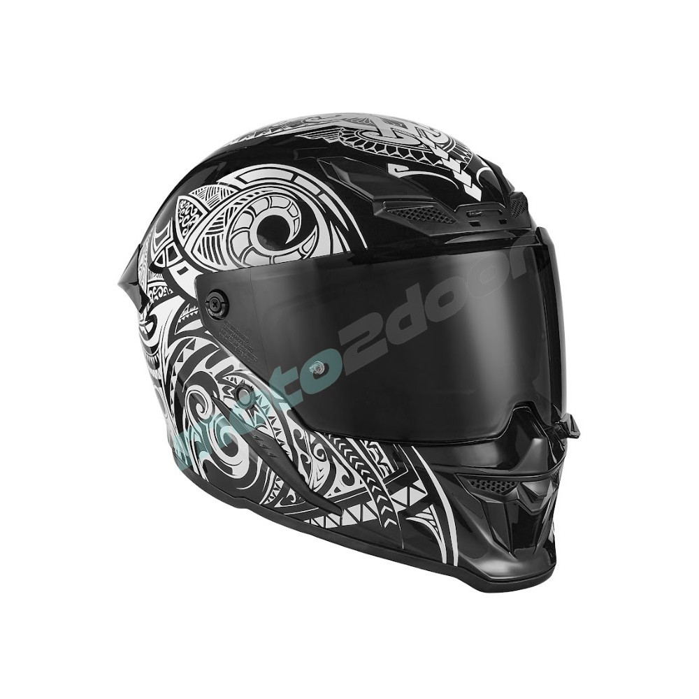 CASQEGOLIATHMAORINOIRBLANC/XL