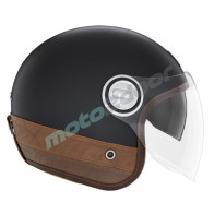 CASQNHERITAGECUIRNOIRMAT/XL