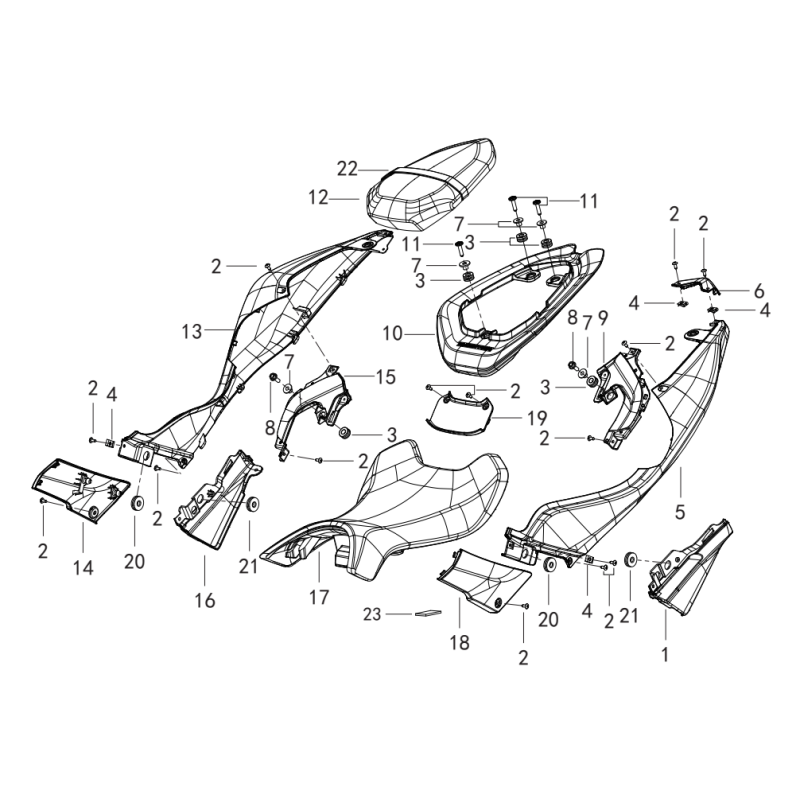 F17 – Zespół osłon bocznych