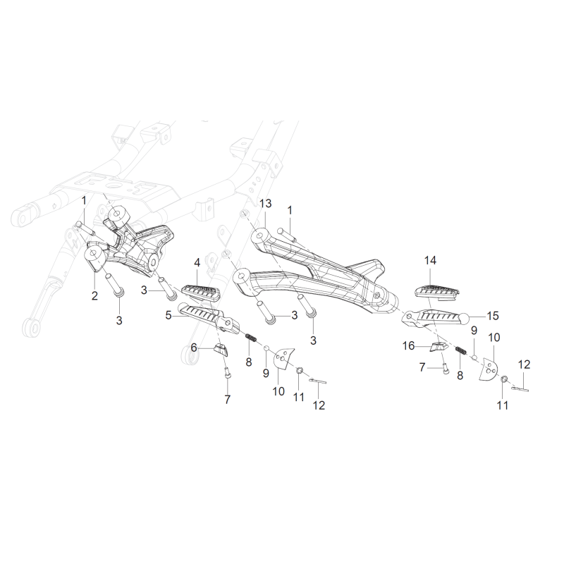 F14 – Zespół tylnego stelaża