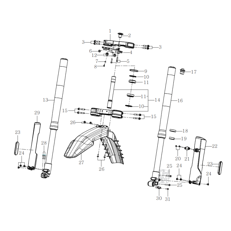 F02 FORK ASSY.