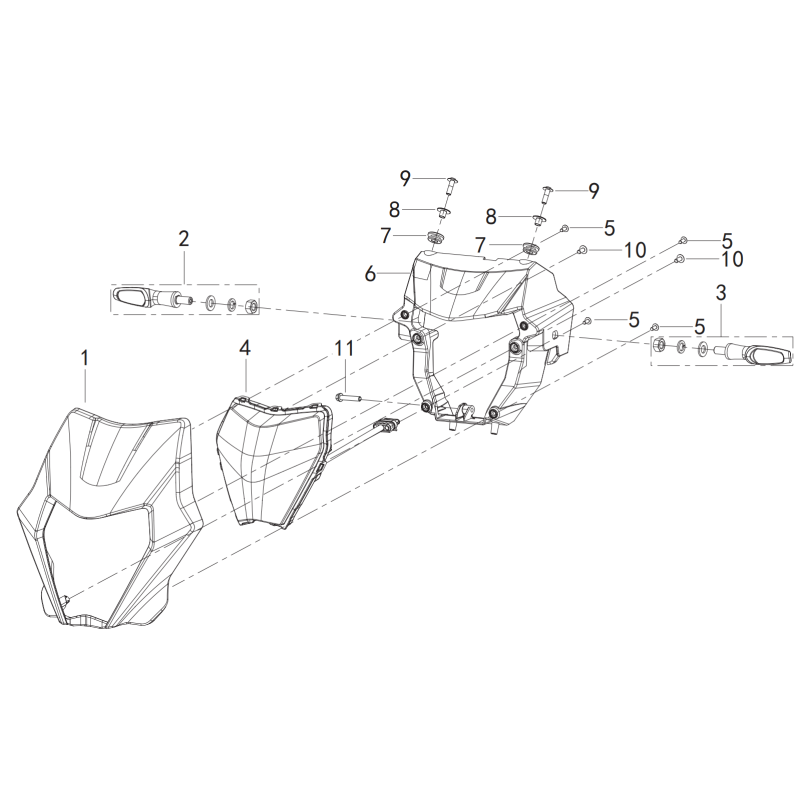 F13 SHROUD ASSY.