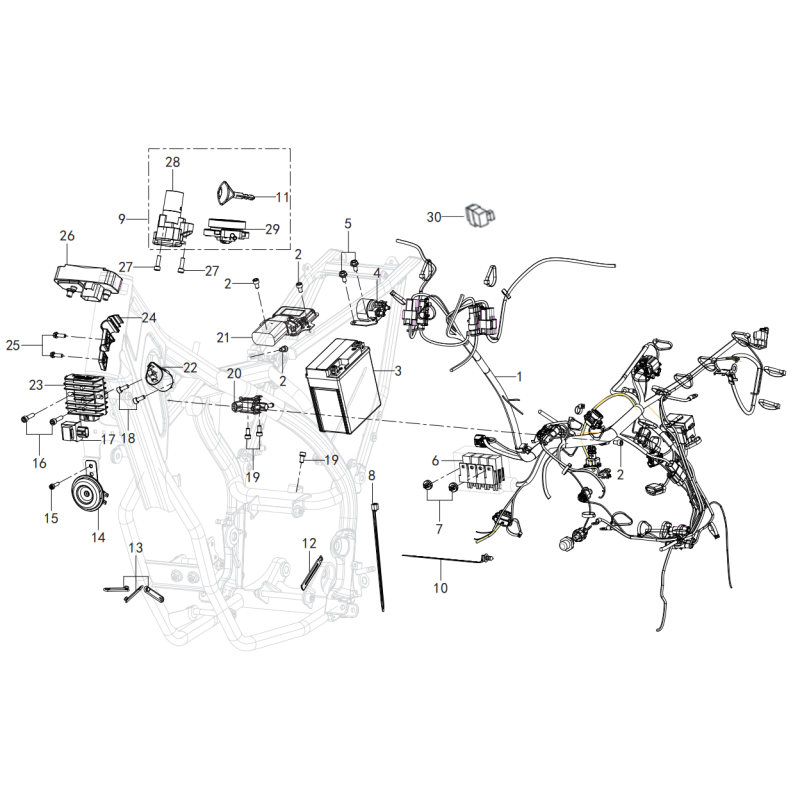 F16 ELECTRICAL EQUIPMENT ASSY.