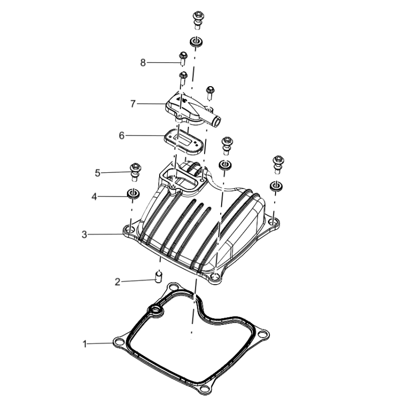 E01 CYLINDER COVER ASSEMBLY